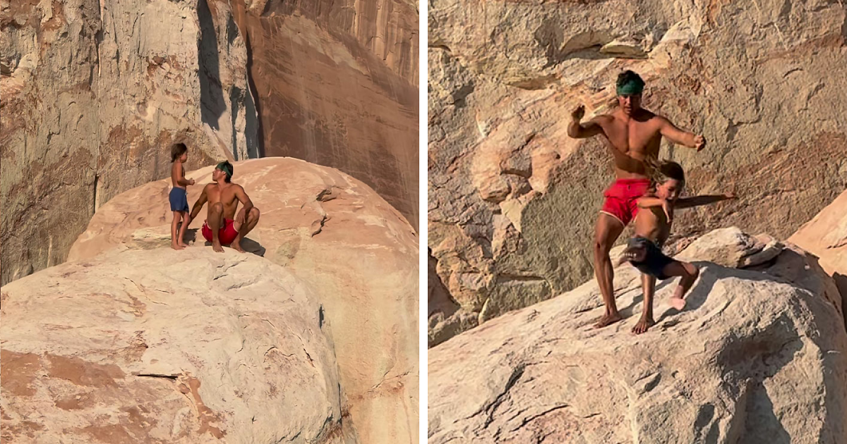 Threw Off Dad Who Threw 7YO Son Off Cliff Breaks Silence Amid Viral Outrage - Zoomba